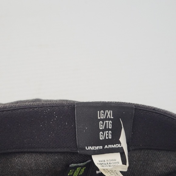 Under Armour Hat Lg/Xl Black Youth Embroidered Polyester‎ Preowned - Picture 3 of 3